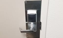 Lock that requires a card to unlock