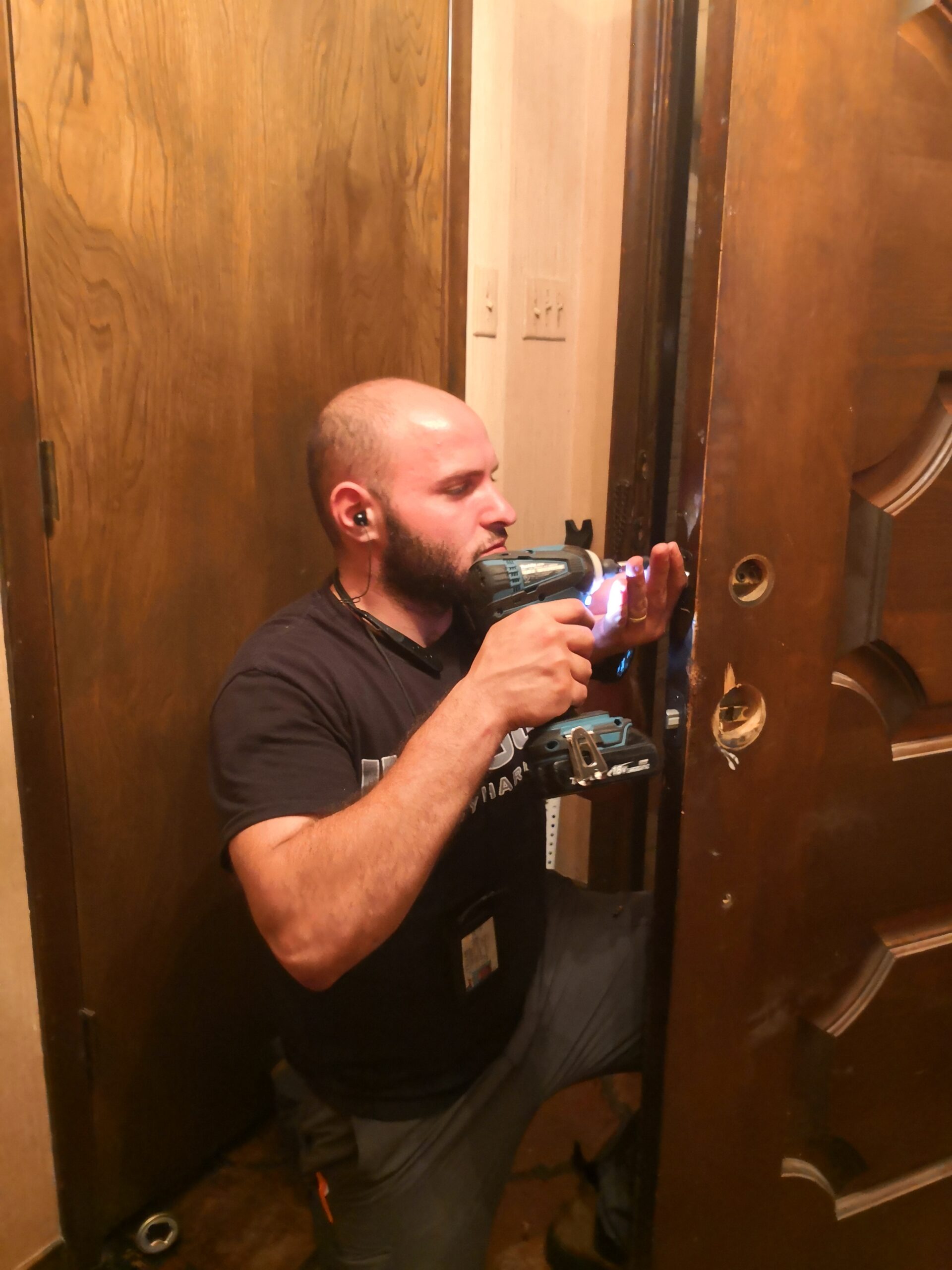 Dead Bolt Hole Drilling