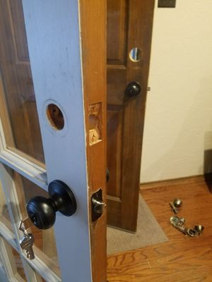 Dead Bolt Is Replaced