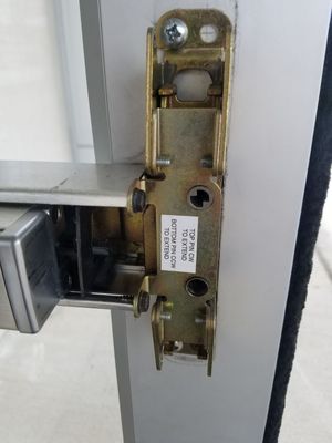 Commercial Push Bar installation